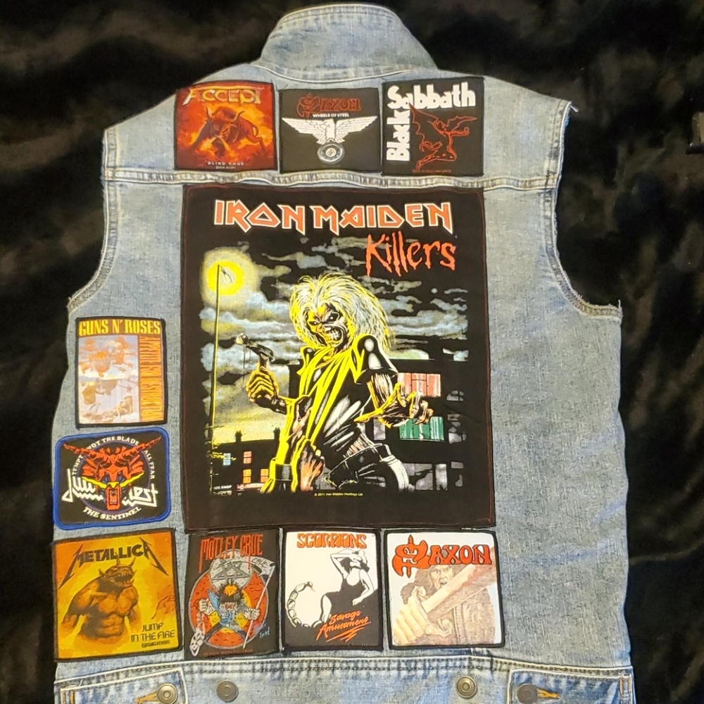 Blue jean vest  (battle vest)